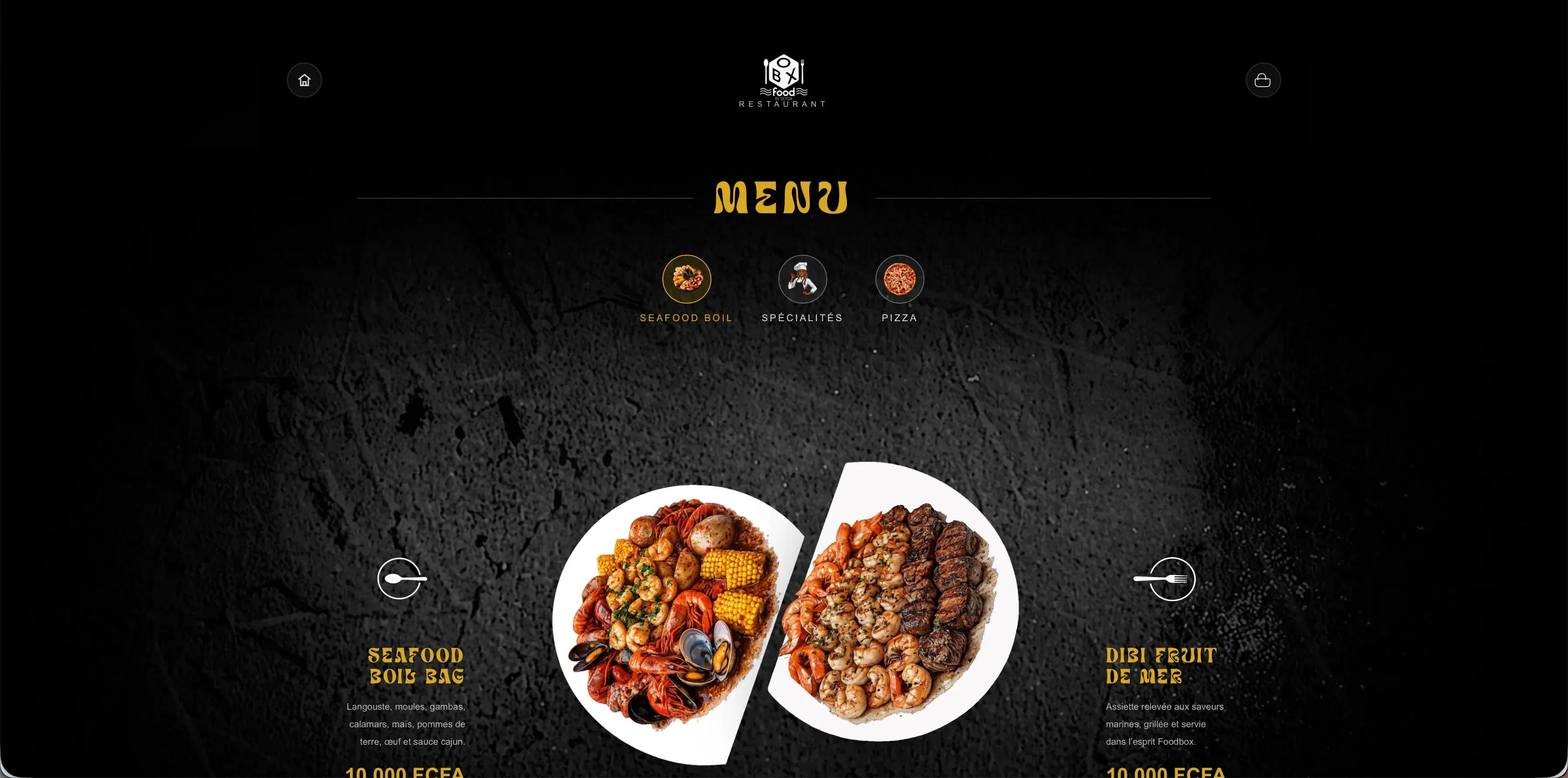 Food Box by Seyda, projet web accompagné par Frutiva Studio